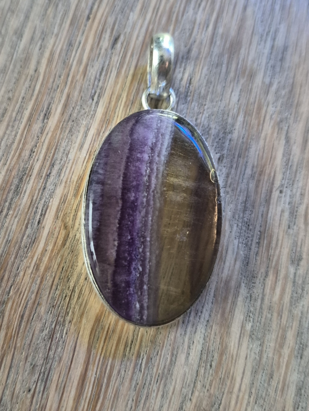 Rainbow Fluorite Pendant
